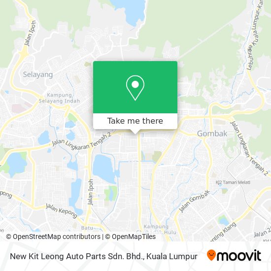 New Kit Leong Auto Parts Sdn. Bhd. map