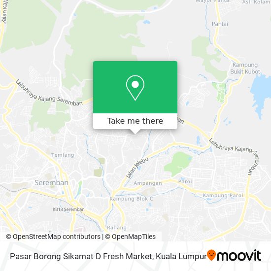 Pasar Borong Sikamat D Fresh Market map