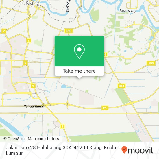 Jalan Dato 28 Hulubalang 30A, 41200 Klang map