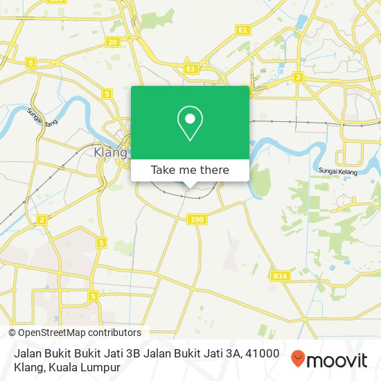 Peta Jalan Bukit Bukit Jati 3B Jalan Bukit Jati 3A, 41000 Klang