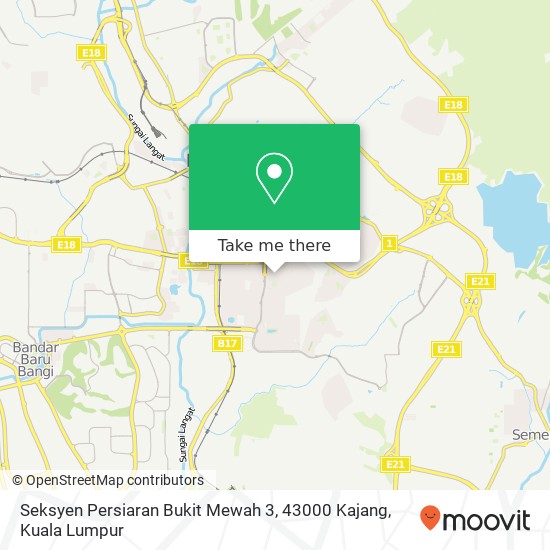 Seksyen Persiaran Bukit Mewah 3, 43000 Kajang map