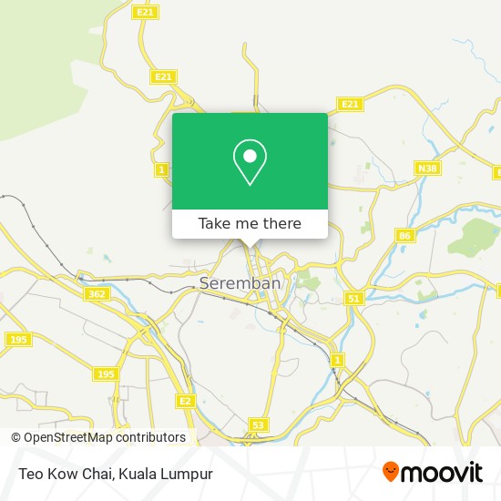 Teo Kow Chai map