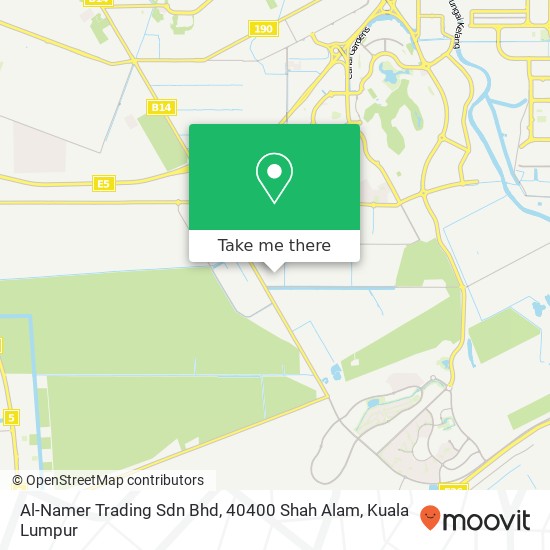Al-Namer Trading Sdn Bhd, 40400 Shah Alam map