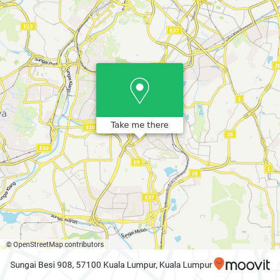 Sungai Besi 908, 57100 Kuala Lumpur map