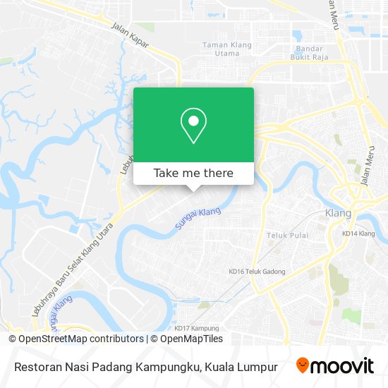 Peta Restoran Nasi Padang Kampungku