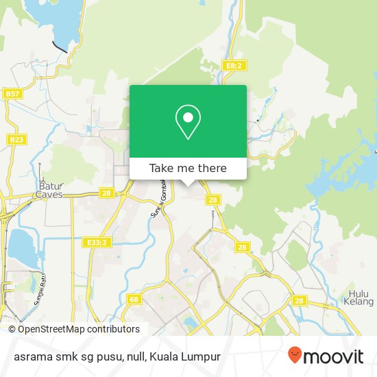 asrama smk sg pusu, null map