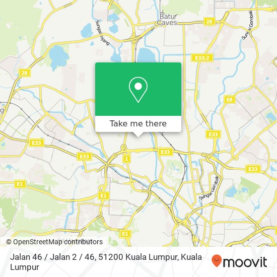 Jalan 46 / Jalan 2 / 46, 51200 Kuala Lumpur map