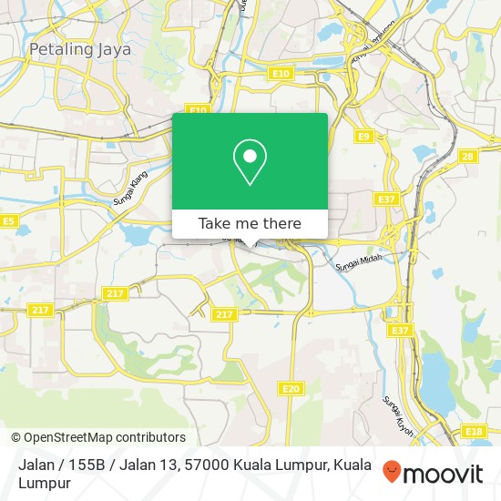 Jalan / 155B / Jalan 13, 57000 Kuala Lumpur map