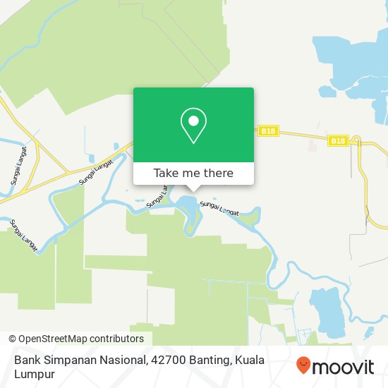 Bank Simpanan Nasional, 42700 Banting map