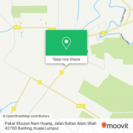 Pakar Ekszos Nam Huang, Jalan Sultan Alam Shah 42700 Banting map