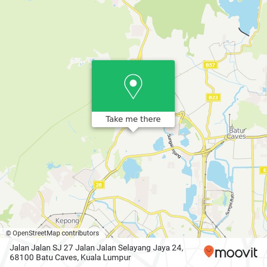 Jalan Jalan SJ 27 Jalan Jalan Selayang Jaya 24, 68100 Batu Caves map