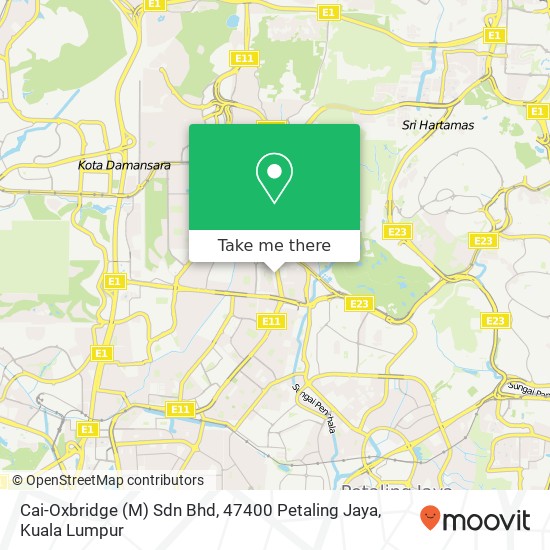 Cai-Oxbridge (M) Sdn Bhd, 47400 Petaling Jaya map