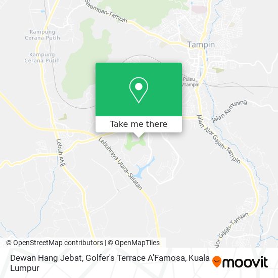 How To Get To Dewan Hang Jebat Golfer S Terrace A Famosa In Kuala Lumpur By Train