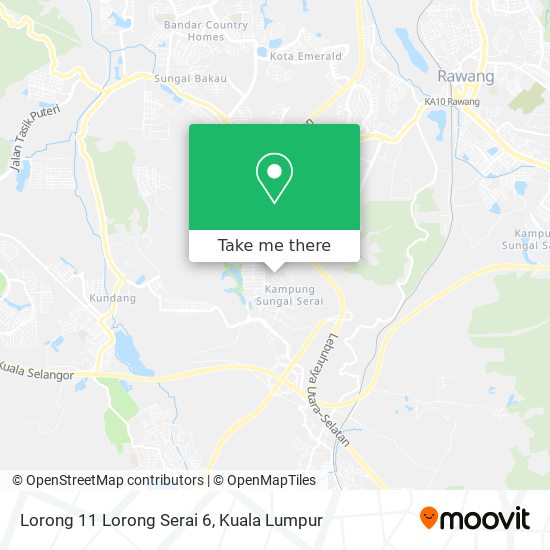 Lorong 11 Lorong Serai 6 map