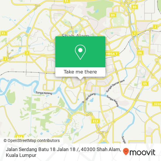 Jalan Serdang Batu 18 Jalan 18 /, 40300 Shah Alam map