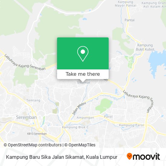Kampung Baru Sika Jalan Sikamat map