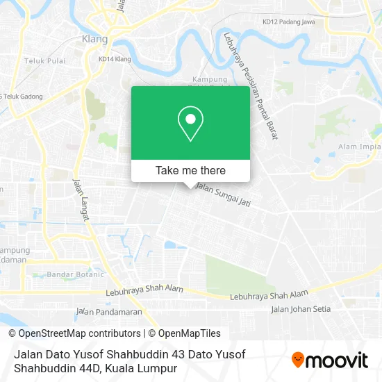 Peta Jalan Dato Yusof Shahbuddin 43 Dato Yusof Shahbuddin 44D