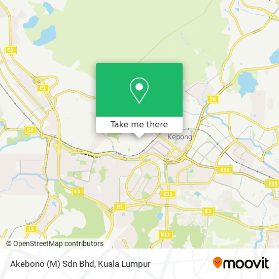 Akebono (M) Sdn Bhd map