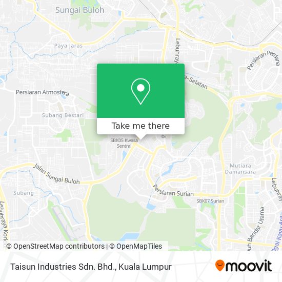 Taisun Industries Sdn. Bhd. map