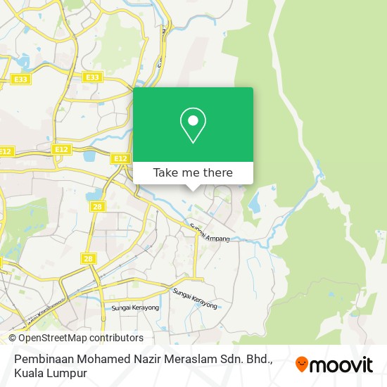 Pembinaan Mohamed Nazir Meraslam Sdn. Bhd. map