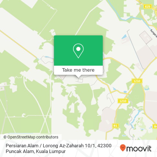 Persiaran Alam / Lorong Az-Zaharah 10 / 1, 42300 Puncak Alam map