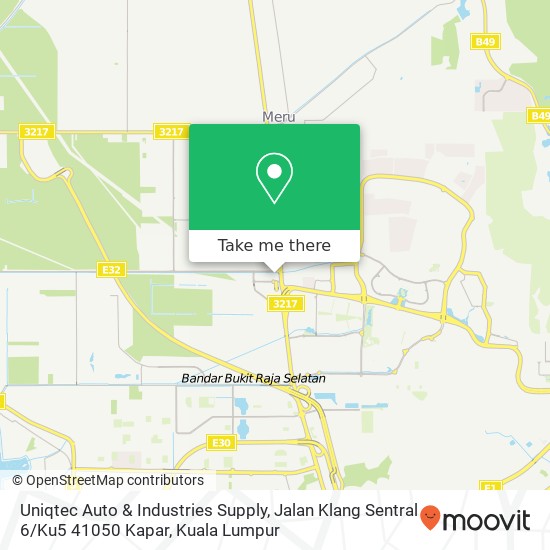 Uniqtec Auto & Industries Supply, Jalan Klang Sentral 6 / Ku5 41050 Kapar map