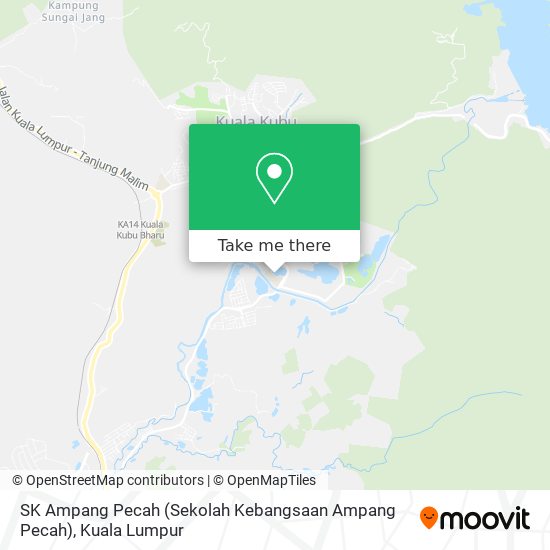 SK Ampang Pecah (Sekolah Kebangsaan Ampang Pecah) map