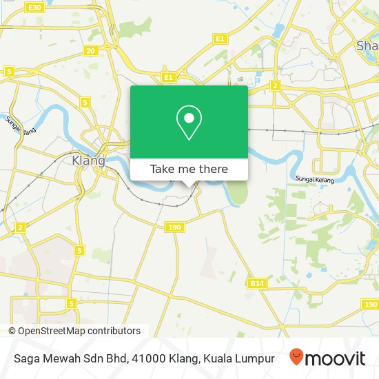 Saga Mewah Sdn Bhd, 41000 Klang map