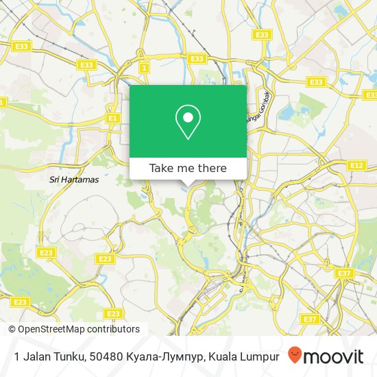 Peta 1 Jalan Tunku, 50480 Куала-Лумпур