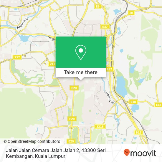 Peta Jalan Jalan Cemara Jalan Jalan 2, 43300 Seri Kembangan