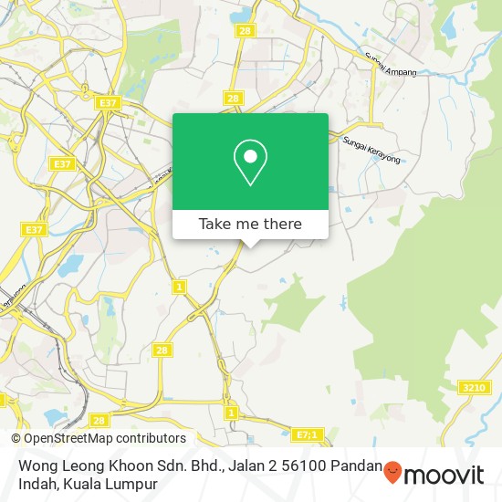 Peta Wong Leong Khoon Sdn. Bhd., Jalan 2 56100 Pandan Indah