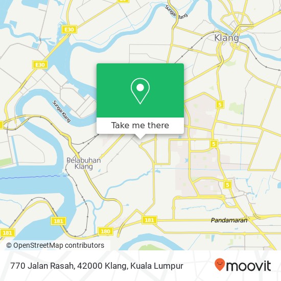 Peta 770 Jalan Rasah, 42000 Klang