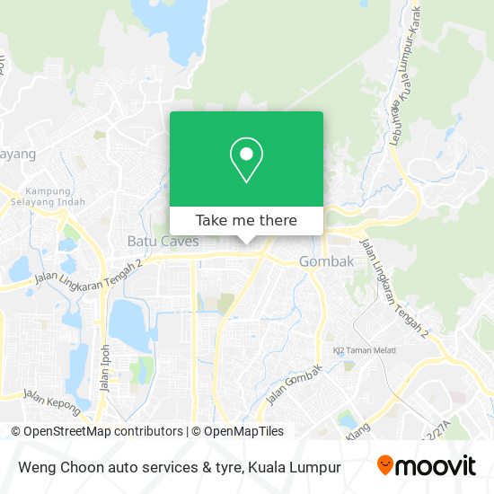 Weng Choon auto services & tyre map