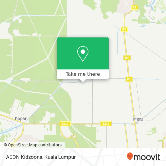 Peta AEON Kidzoona, AEON Bukit Tinggi