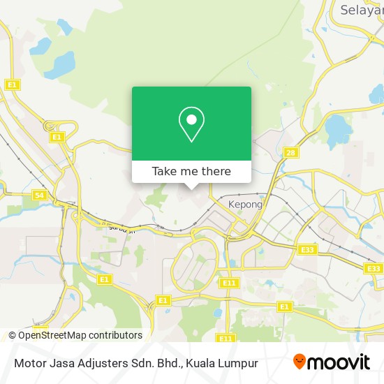 Motor Jasa Adjusters Sdn. Bhd. map