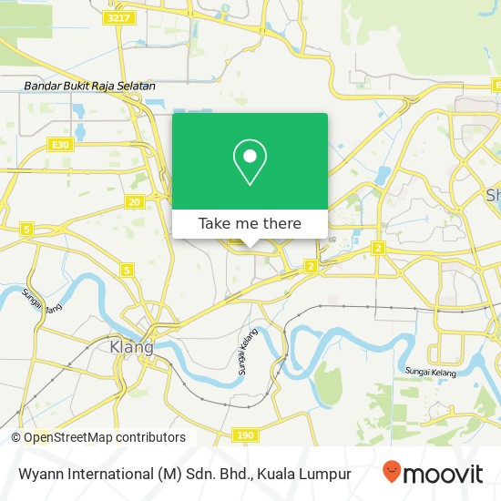Wyann International (M) Sdn. Bhd. map