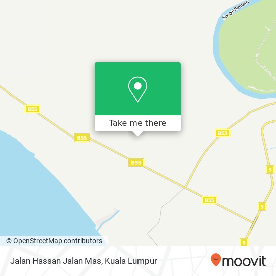 Jalan Hassan Jalan Mas, 45200 Sabak Bernam map