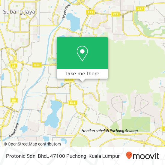 Protonic Sdn. Bhd., 47100 Puchong map