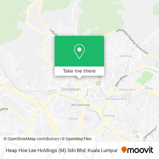 Heap Hoe Lee Holdings (M) Sdn Bhd map