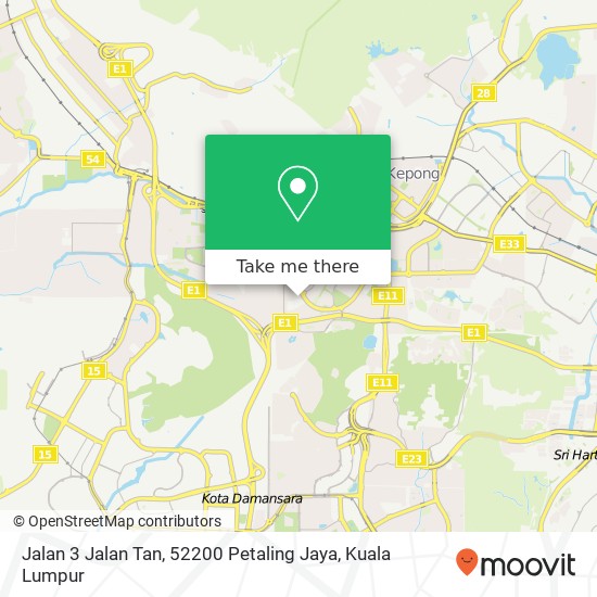Jalan 3 Jalan Tan, 52200 Petaling Jaya map