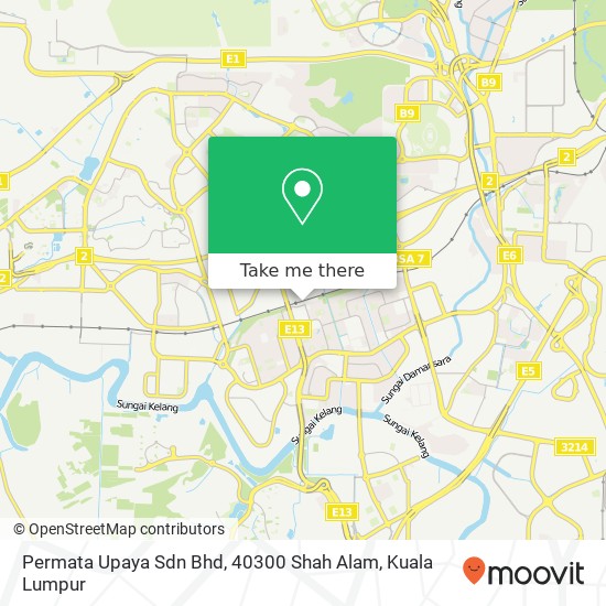 Permata Upaya Sdn Bhd, 40300 Shah Alam map