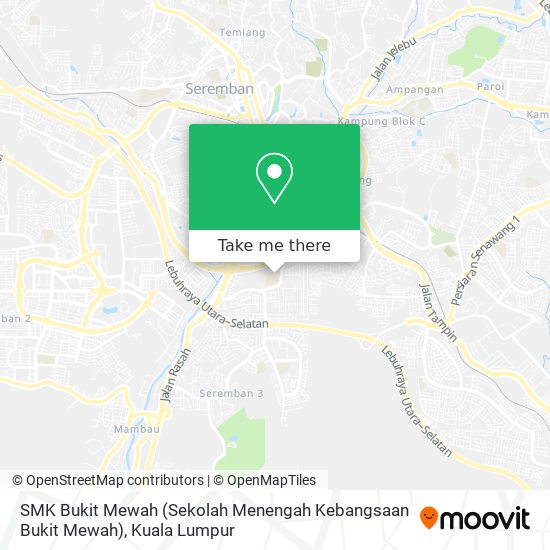 SMK Bukit Mewah (Sekolah Menengah Kebangsaan Bukit Mewah) map