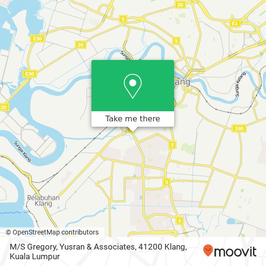 M / S Gregory, Yusran & Associates, 41200 Klang map