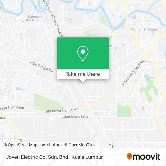 Joven Electric Co. Sdn. Bhd. map
