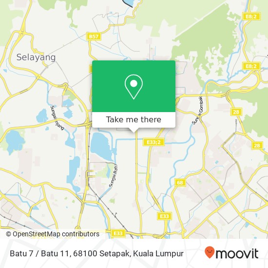 Batu 7 / Batu 11, 68100 Setapak map