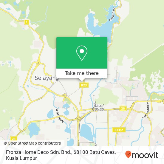 Fronza Home Deco Sdn. Bhd., 68100 Batu Caves map