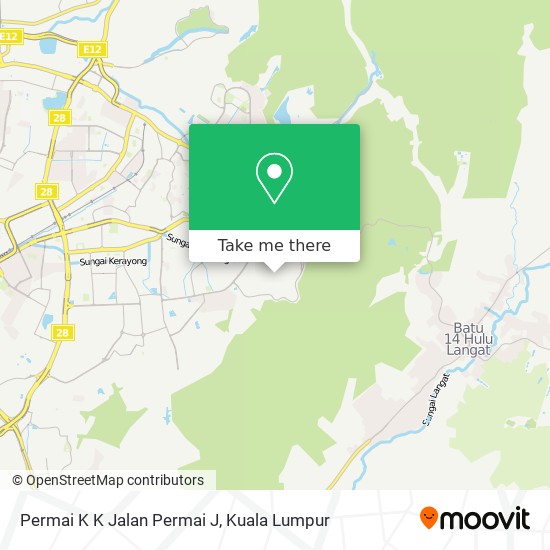 Permai K K Jalan Permai J map