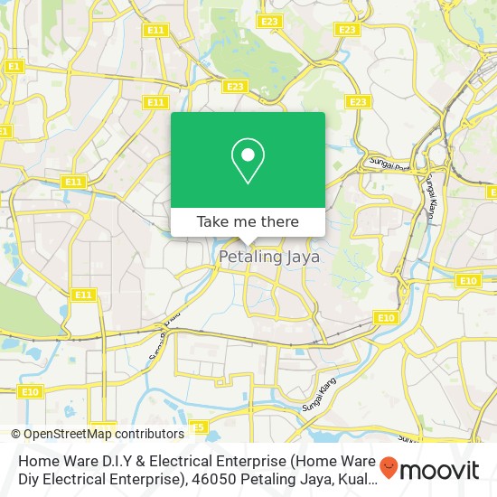 Home Ware D.I.Y & Electrical Enterprise (Home Ware Diy Electrical Enterprise), 46050 Petaling Jaya map