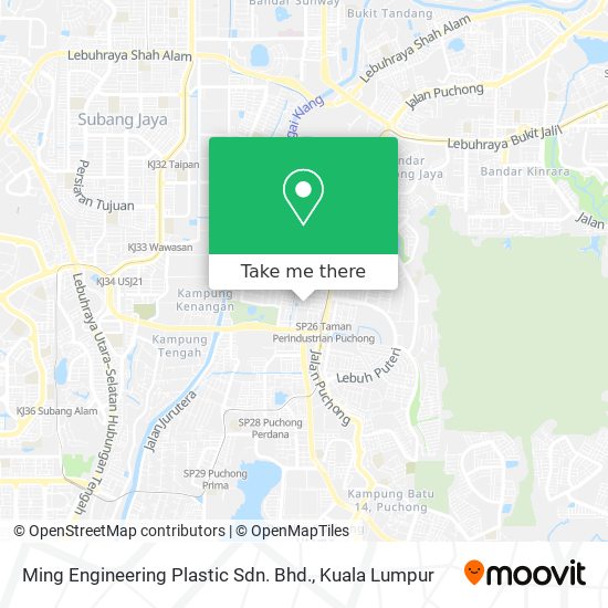 Ming Engineering Plastic Sdn. Bhd. map