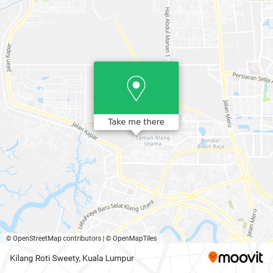 Peta Kilang Roti Sweety